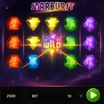 AllStar Casino - Starburst Slot Game - NetEnt Pokies